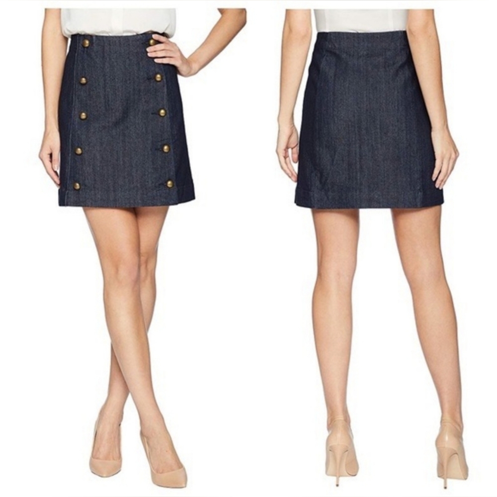 Michael Kors Dark Denim Mini Skirt